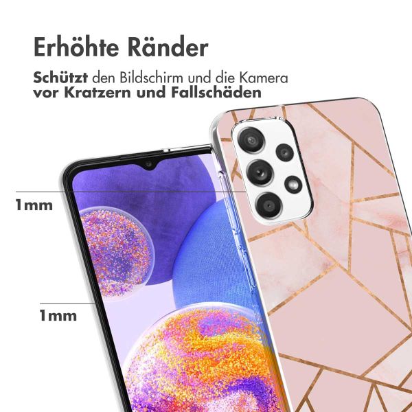 imoshion Design Hülle Samsung Galaxy A23 (5G) - Pink Graphic