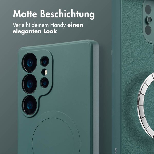 imoshion Color Back Cover mit MagSafe für das Samsung Galaxy S25 Ultra - Dunkelgrün