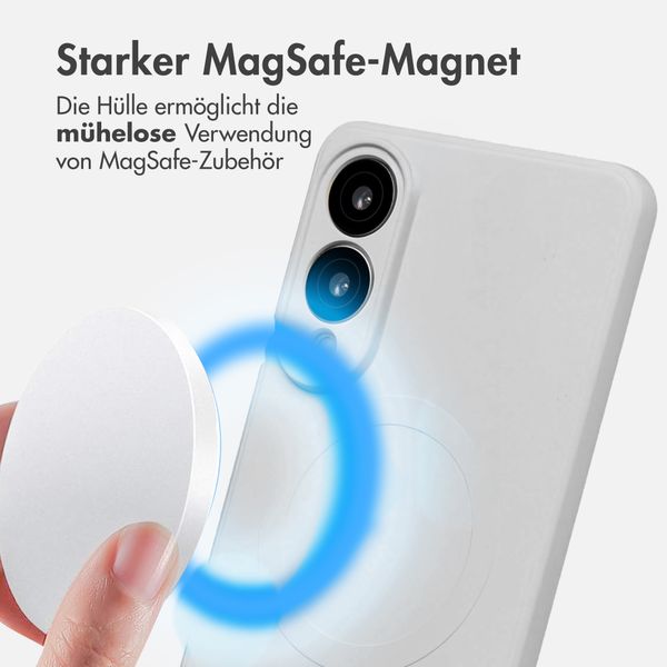 imoshion Color Back Cover mit MagSafe Samsung Galaxy S25 Edge - Beige