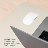 imoshion Schreibtischunterlage 120 x 60 cm - L - Beige