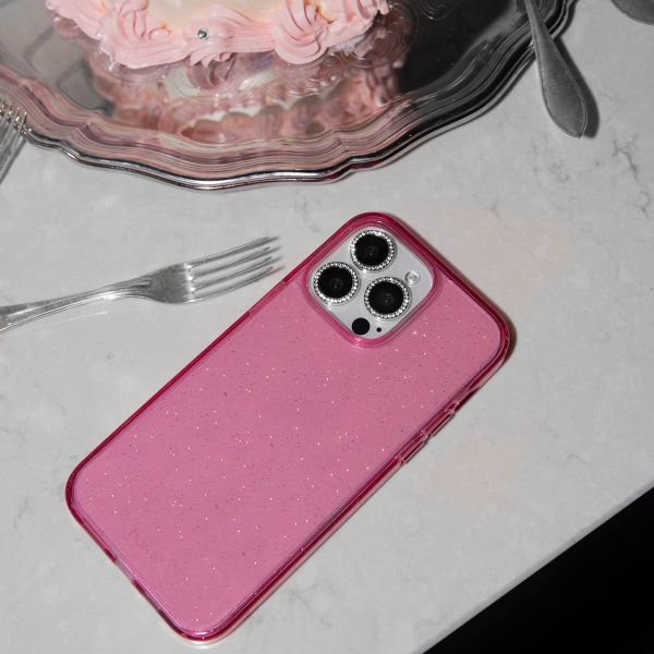 Holdit Glitzer Case für das iPhone 16 - Pink