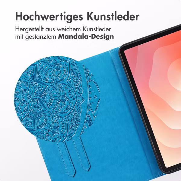 imoshion Mandala Klapphülle Samsung Galaxy Tab S11 Ultra - Türkis