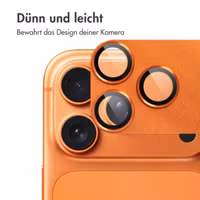imoshion Kameraprotektor aus Glas 2er-Pack für das Apple Apple iPhone 17 Pro - Cosmic Orange