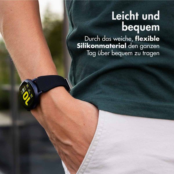 imoshion Flexibles Silikonarmband - Universeller 20-mm-Anschluss - Schwarz