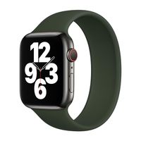 Apple Silikon Solo Loop für  Apple Watch | 44/45/46/49 mm - Größe 8 - Cyprus Green