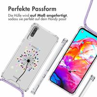 imoshion Design Hülle mit Band Samsung Galaxy A70 - Sandstone Dandelion