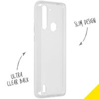 Accezz Clear TPU Backcover Motorola Moto G8 Power Lite - Transparent