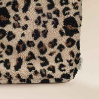 Selencia Zaya Tote Bag - Teddy Laptoptasche 16 Zoll - Leopard