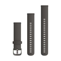 Garmin Silikonarmband -   Garmin 18 mm Anschluss - Graphite