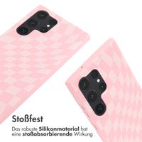 imoshion SilikonHülle design mit Band Samsung Galaxy S23 Ultra - Retro Pink