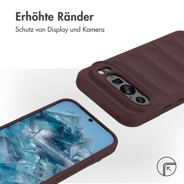 imoshion EasyGrip Back Cover für das Google Pixel 9 / 9 Pro - Aubergine