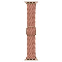Uniq Aspen Geflochtenes Armband für das  Apple Watch Series 1 t/m 9 / SE (38/40/41 mm) | Series 10 / 11 (42 mm) - Grapefruit Pink