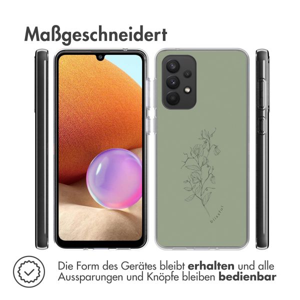 imoshion Design Hülle Samsung Galaxy A33 - Floral Green