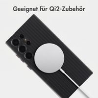 Accezz Lite Backcover mit MagSafe | Fluted | Samsung Galaxy S24 Ultra - Schwarz