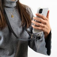 imoshion Backcover mit Band - Nylon Schwarz für das iPhone Xr