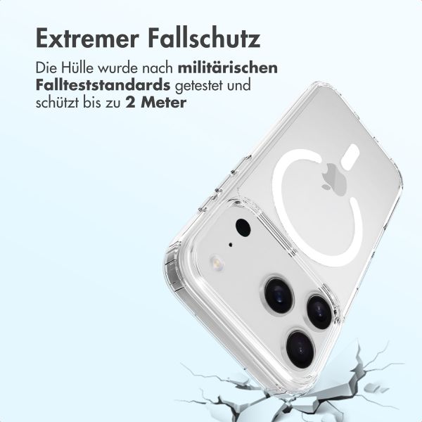Accezz Xtreme Impact Backcover mit MagSafe Apple iPhone 17 Pro - Transparent