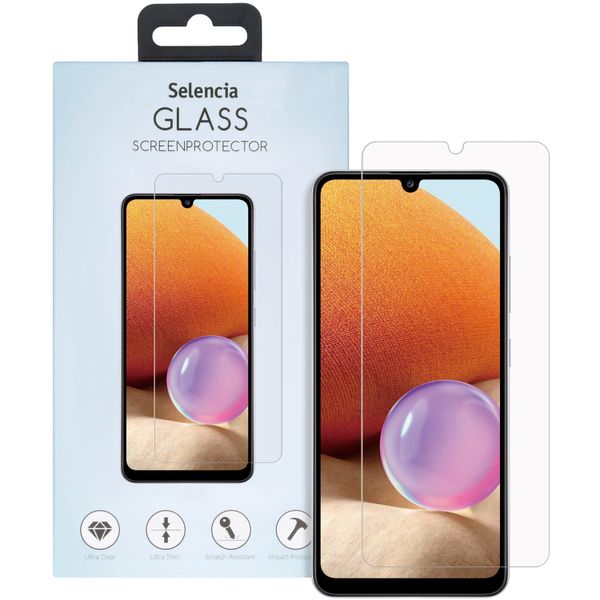Selencia Screen Protector aus gehärtetem Glas Samsung Galaxy A32 (4G)