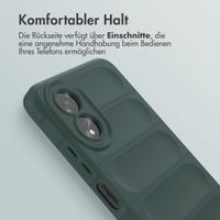 imoshion EasyGrip Back Cover für das Oppo A18 / Oppo A38 - Dunkelgrün