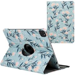imoshion 360° drehbare Design Klapphülle Apple iPad Pro 12.9 (2018/2020/2021/2022) - Flowers