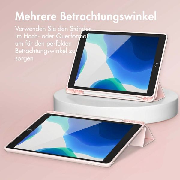 Accezz Smarte Klapphülle aus Silikon Apple iPad 6 (2018) 9.7 Zoll / iPad 5 (2017) 9.7 Zoll - Rosa