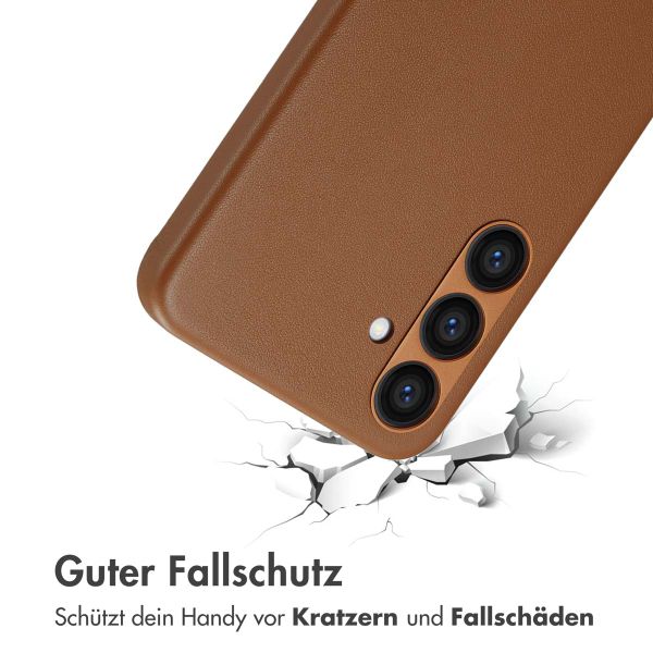Accezz MagSafe Leather Backcover Samsung Galaxy S24 Plus - Sienna Brown