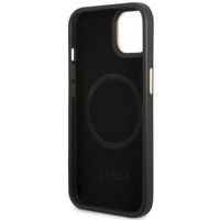 Guess 4G Logo Monogramm MagSafe Back Cover für das Apple iPhone 14 - Schwarz