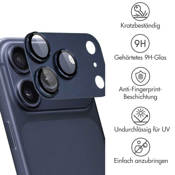 imoshion Kameraprotektor aus Glas 2er-Pack für das Apple Apple iPhone 17 Pro - Deep Blue