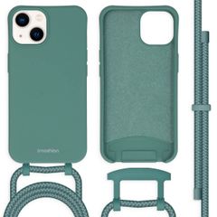 imoshion Color Backcover mit abtrennbarem Band für das Apple iPhone 14 - Dunkelgrün