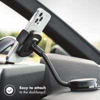 Accezz Handyhalterung für das Auto für das Samsung Galaxy A52s - Universell - Armaturenbrett - Schwarz