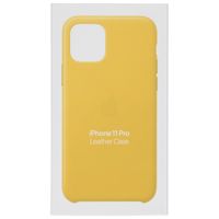 Apple Leder-Case Meyer Lemon für das Apple iPhone 11 Pro