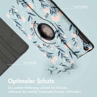 imoshion 360° drehbare Design Klapphülle Apple iPad 6 (2018) 9.7 Zoll / iPad 5 (2017) 9.7 Zoll - Flowers