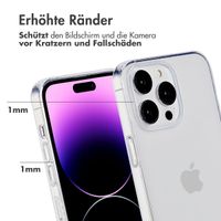 Accezz 100% recyceltes TPU Clear Cover für das iPhone 14 Pro  - Transparent