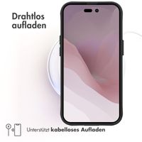 imoshion Rugged Hybrid Case für das Apple iPhone 14 Pro - Schwarz / Transparent