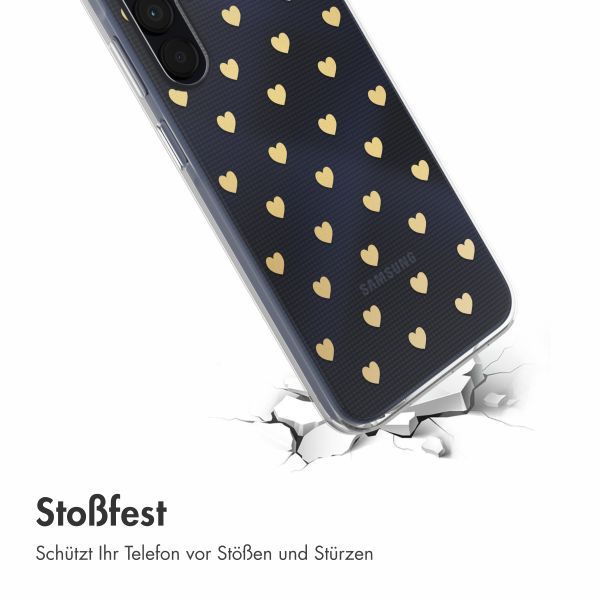 imoshion Design Hülle Samsung Galaxy A35 - Golden Hearts