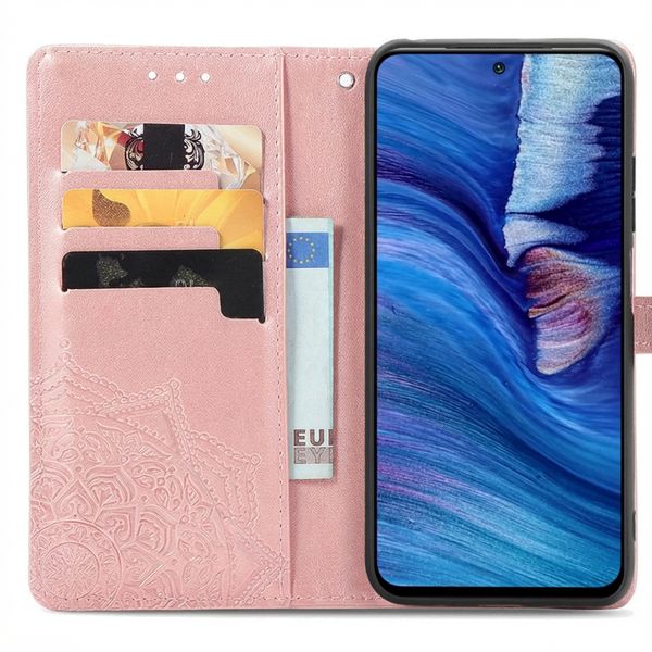 imoshion Mandala Klapphülle Xiaomi Redmi Note 10 (5G) - Rosé gold