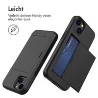 imoshion Backcover mit Kartenfach Apple iPhone 13 - Schwarz