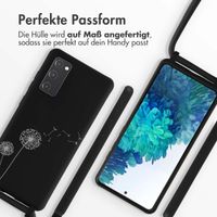 imoshion SilikonHülle design mit Band Samsung Galaxy S20 FE - Dandelion Black