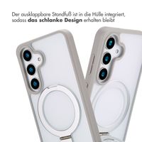 Accezz Ring Stand Backcover mit MagSafe Samsung Galaxy S25 - Grau
