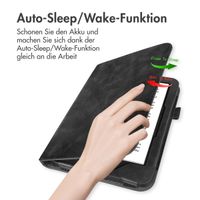 imoshion Klapphülle Sleepcover mit strap und stand für das Kobo Clara HD - Schwarz