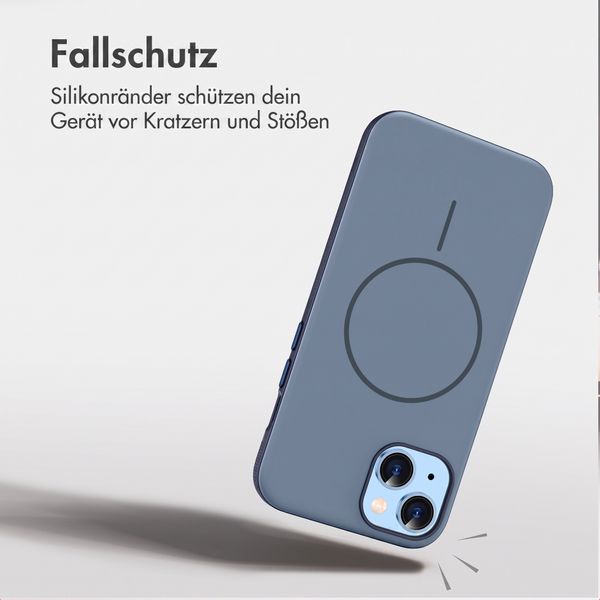 imoshion Color Backcover mit Thin MagSafe Ring Apple iPhone 14 / 13 - Dunkelblau
