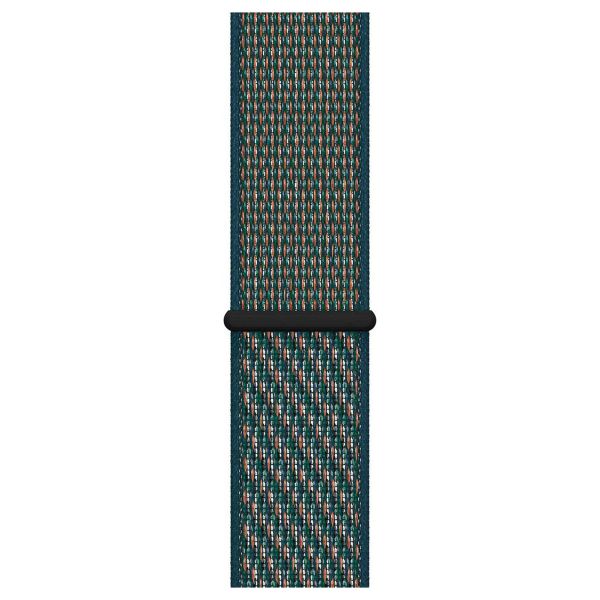 Apple Nike Sport Loop Band für Apple Watch Series 1-9 / SE - 38/40/41 mm / Series 10 - 42 mm - Hyper Crimson / Neptune Green