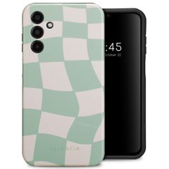 Selencia Vivid Tough Back Cover für das Samsung Galaxy A15 (5G/4G) - Groovy Sage Green