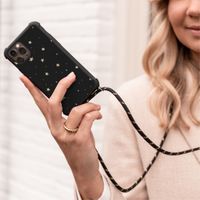 imoshion Design Hülle mit Band für das iPhone SE (2022 / 2020) / 8 / 7 - Stars Gold