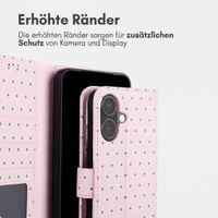 imoshion Design Klapphülle Apple iPhone 16 - Happy Dots