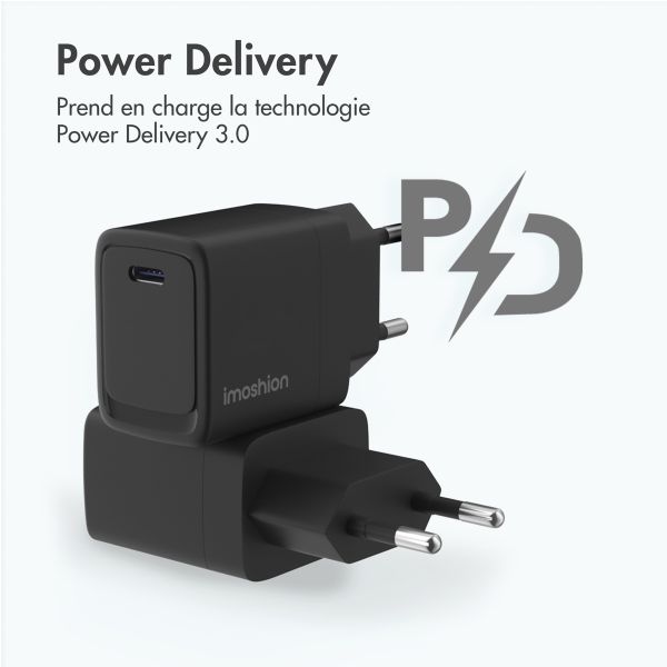 imoshion 20 Watt Ladegerät | USB-C - Schwarz