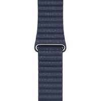 Apple Lederarmband für  Apple Watch | 44/45/46/49 mm - Größe L - Diver Blue