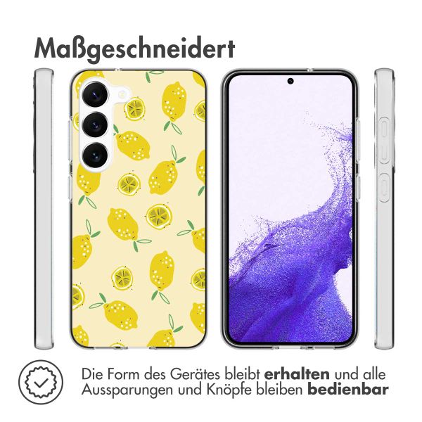 imoshion Design Hülle für das Samsung Galaxy S23 - Lemons