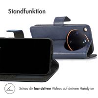 imoshion Luxuriöse Klapphülle Oppo Find X9 Ultra - Dunkelblau