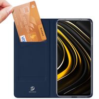 Dux Ducis Slim TPU Klapphülle für das Xiaomi Poco M3 - Dunkelblau