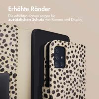 imoshion Design Klapphülle Samsung Galaxy A51 - Black And White Dots